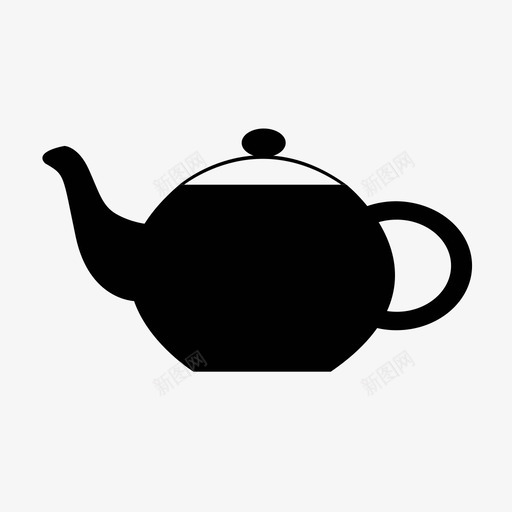 壶煮茶图标svg_新图网 https://ixintu.com 壶 煮 煮茶茶具 茶 茶壶
