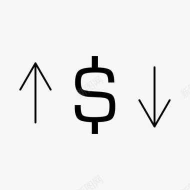 货币通货膨胀美元金融图标图标