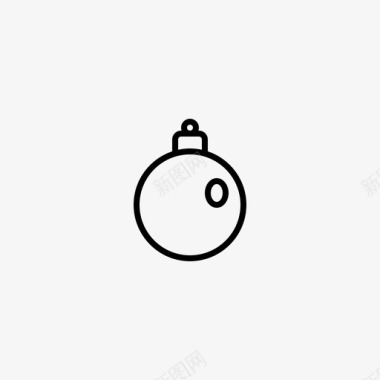 圣诞泡泡庆祝节日图标图标