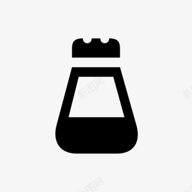 盐瓶分配器胡椒图标图标