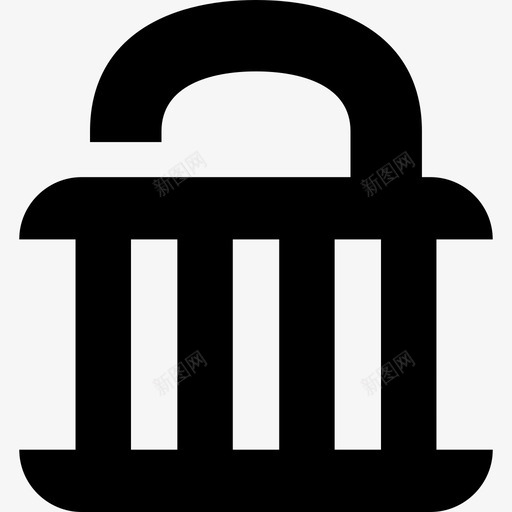 监狱开锁接口钥匙和锁图标svg_新图网 https://ixintu.com 接口 监狱开锁 钥匙和锁