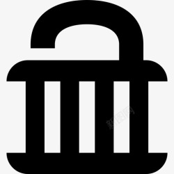 监狱钥匙监狱开锁接口钥匙和锁图标高清图片