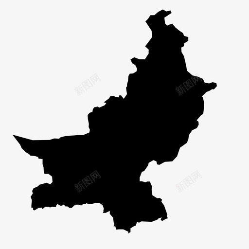 巴基斯坦亚洲国家图标svg_新图网 https://ixintu.com 世界 世界地图亚洲 中东 亚洲 国家 地理 巴基斯坦