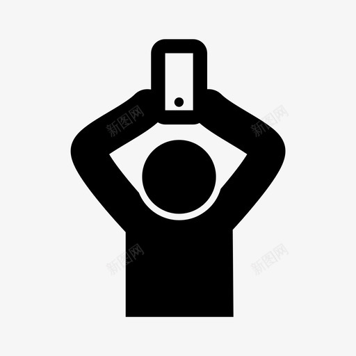 iphone手拿着图标svg_新图网 https://ixintu.com iphone 头顶上方 手 拿着 显示手机