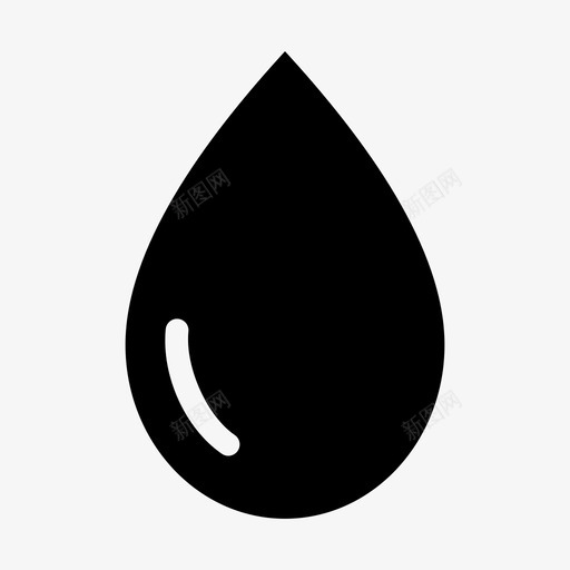 水滴血血滴图标svg_新图网 https://ixintu.com 性质 水滴 血 血滴