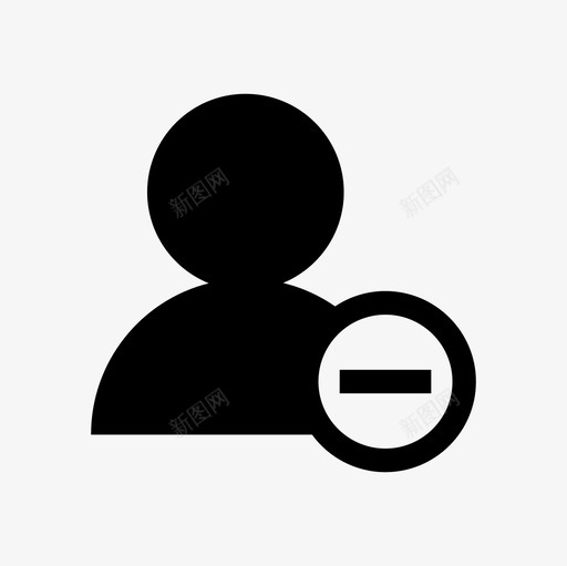 用户删除朋友删除用户阻止图标svg_新图网 https://ixintu.com 朋友删除 用户删除 用户填充图标集 用户阻止