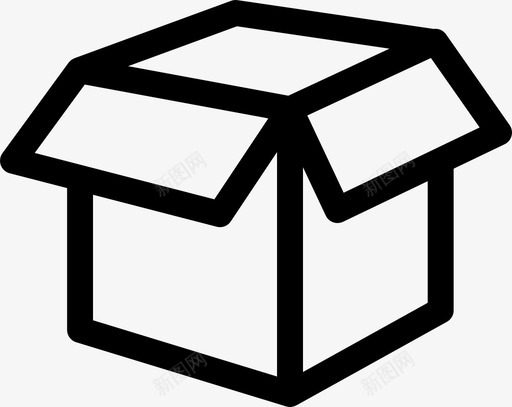 箱子纸板箱板条箱图标svg_新图网 https://ixintu.com 包装 板条箱 箱子 纸板箱 网络图标 运输