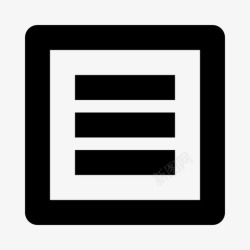 账户管理16px列表布局列表视图图标高清图片