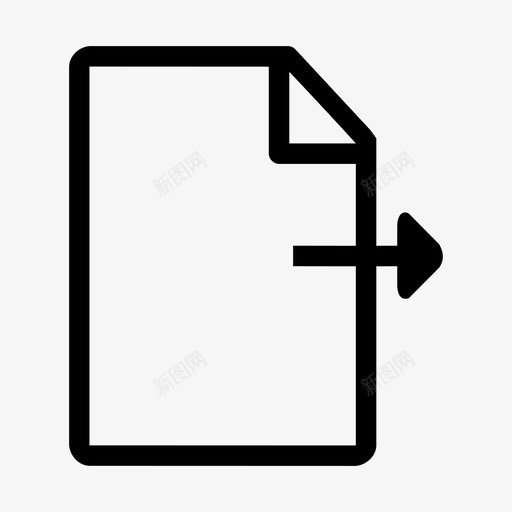 文件页面纸质文件图标svg_新图网 https://ixintu.com 文件 纸张 纸质文件 页面