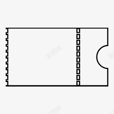 门票预订入场券图标图标