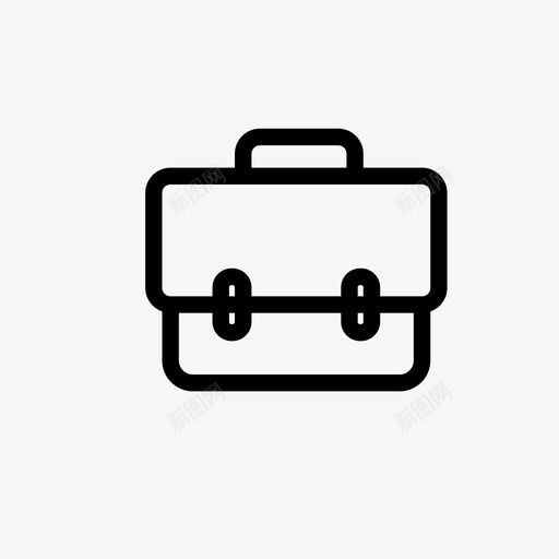 手提箱公文包商务图标svg_新图网 https://ixintu.com 公文包 华尔街 商务 必备套装 手提箱