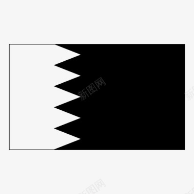 巴林国旗国家国旗图标图标