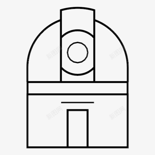 望远镜星系观测图标svg_新图网 https://ixintu.com 反射 太空 星系 望远镜 观测