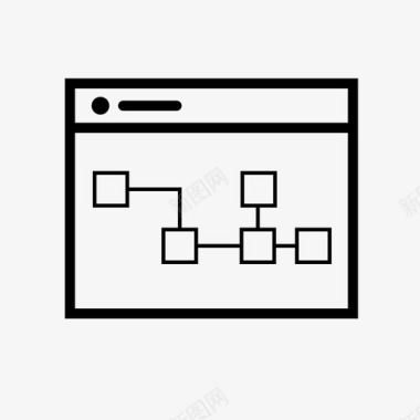 网站地图组织用户体验图标图标