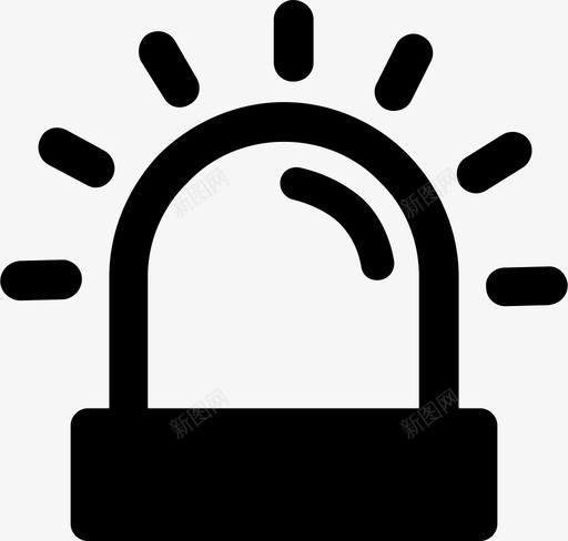 警报信号灯安全图标svg_新图网 https://ixintu.com 信号灯 安全 指示灯 警告 警报