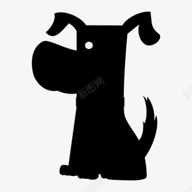 狗动物犬科动物图标图标