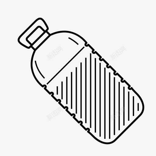 水壶瓶子一次性图标svg_新图网 https://ixintu.com 一次性 塑料 水壶 水容器 液体 瓶子
