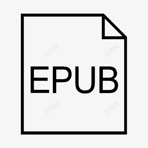 epub电子书epub文件图标svg_新图网 https://ixintu.com epub epub文件 epub格式 文件扩展名 文件类型 文件类型扩展名1 电子书