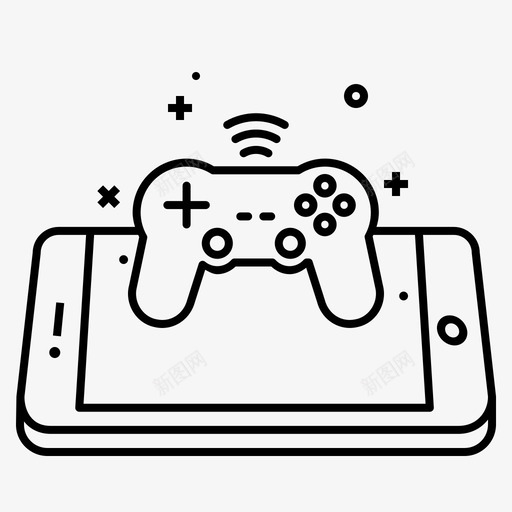 playstation手机游戏图标svg_新图网 https://ixintu.com playstation 手机 无线 游戏 游戏板 移动 移动概念第二卷 遥控