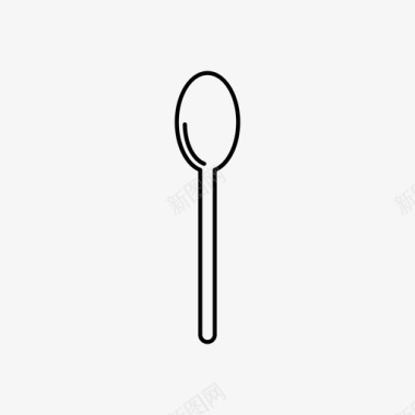 勺子餐具餐车图标图标