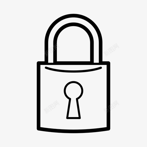 锁入口安全图标svg_新图网 https://ixintu.com 入口 安全 锁