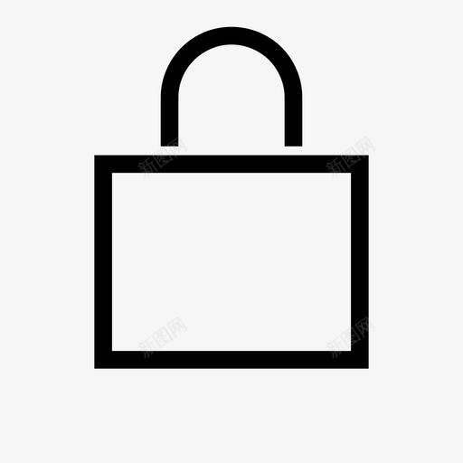 锁定关闭密码图标svg_新图网 https://ixintu.com 关闭 安全 密码 本质常规 锁定