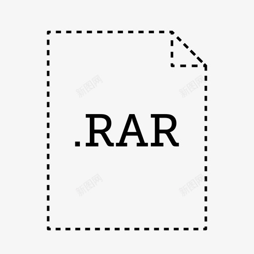 rar文件文档文件类型图标svg_新图网 https://ixintu.com rar文件 应用程序和文件类型 文件类型 文档