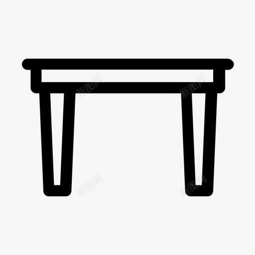 桌板食物图标svg_新图网 https://ixintu.com 厨房 家用 板 桌 食物