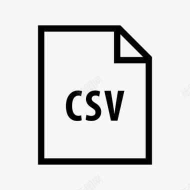 csv文件数据数字图标图标