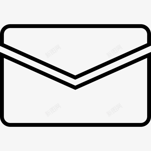 新电子邮件封闭式信封概述符号界面办公室图标svg_新图网 https://ixintu.com 办公室 新电子邮件封闭式信封概述符号 界面