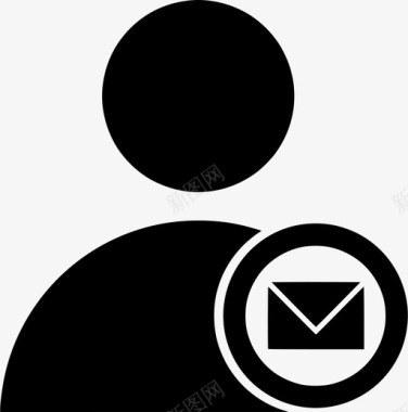 用户消息帐户电子邮件图标图标