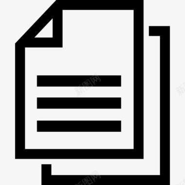双张纸接口网络文件符号图标图标