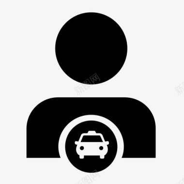汽车服务汽车租赁用户应用程序图标图标