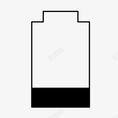 电池电池状态电池电量低图标图标