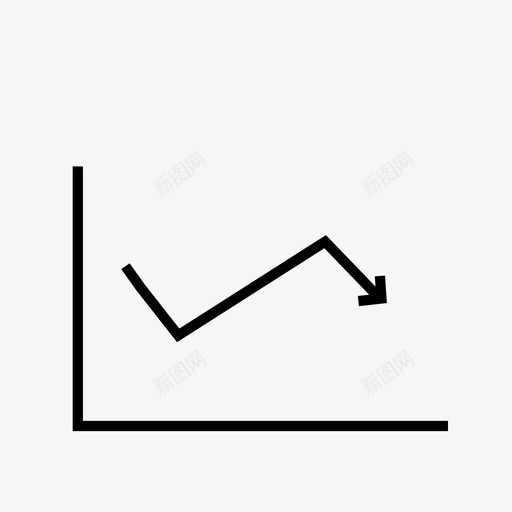 折线图递减图图图标svg_新图网 https://ixintu.com 图 折线图 直方图 递减图