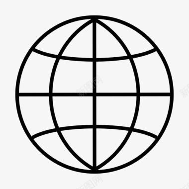 地球地球网格教育图标图标