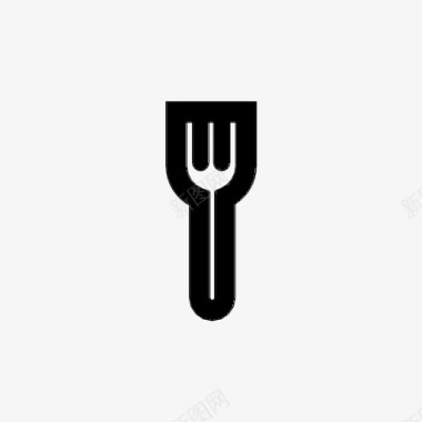 叉子吃的食物图标图标