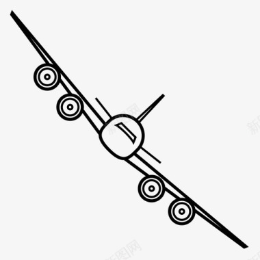客机喷气式飞机单通道飞机图标图标