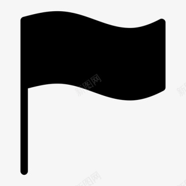 旗帜终点位置图标图标