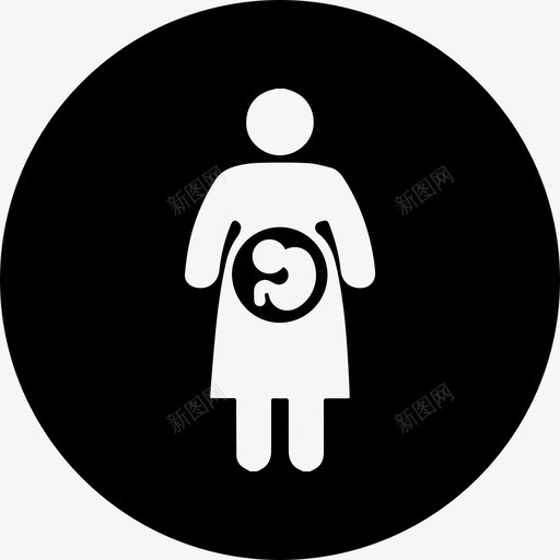 怀孕婴儿母亲图标svg_新图网 https://ixintu.com 婴儿 怀孕 怀孕图标 母亲