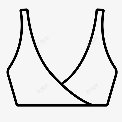 胸罩酒杯内衣图标svg_新图网 https://ixintu.com 内衣 女人 胸罩 酒杯