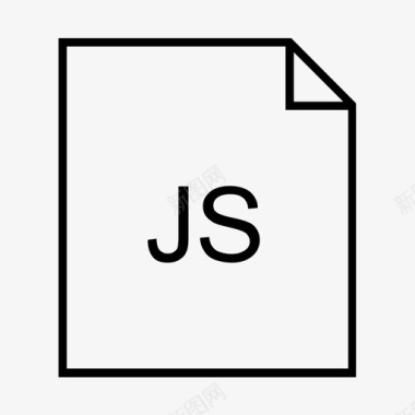 js扩展名文件图标图标