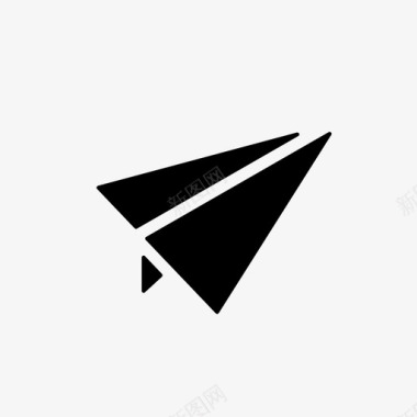 纸飞机电子邮件电子邮件发送图标图标