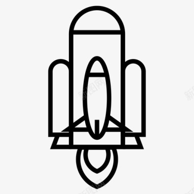 火箭美国宇航局飞船图标图标