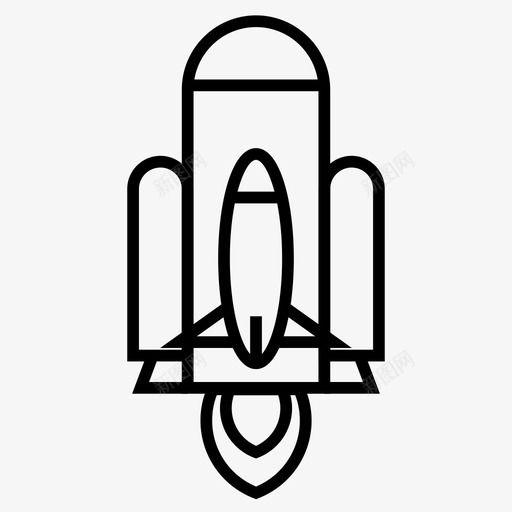 火箭美国宇航局飞船图标svg_新图网 https://ixintu.com 太空 太空x 火箭 美国宇航局 航天飞机 飞船