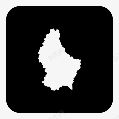 卢森堡国家欧洲图标图标