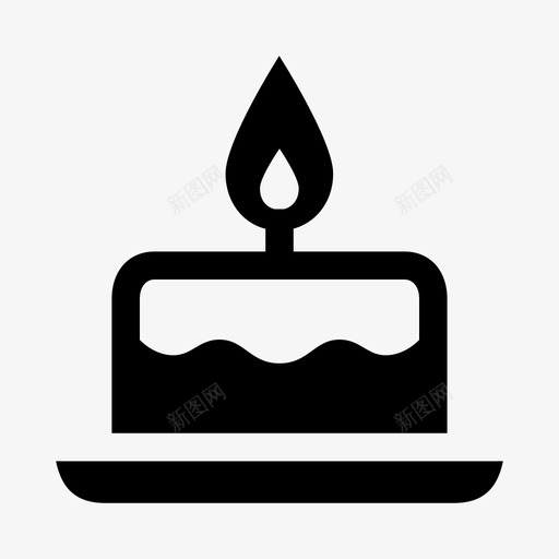 生日蛋糕烘焙庆祝图标svg_新图网 https://ixintu.com 庆祝 烘焙 生日蛋糕 祝福 食物