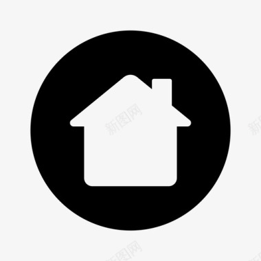 住宅家庭住宅房地产图标图标