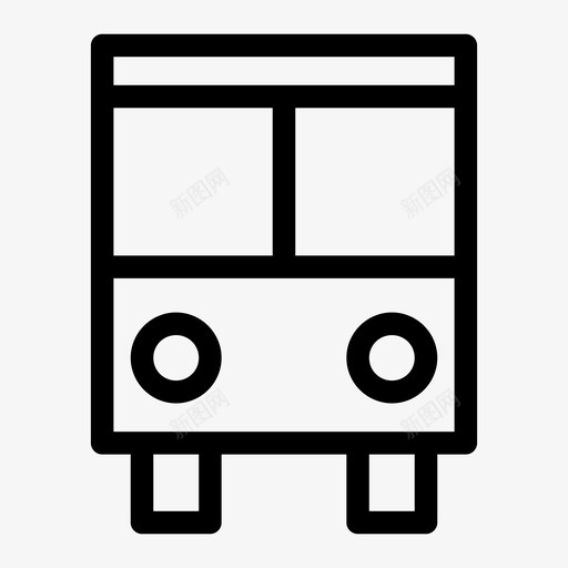 公共汽车长途汽车交通工具图标svg_新图网 https://ixintu.com 交通工具 公交城市 公共汽车 车辆 长途汽车
