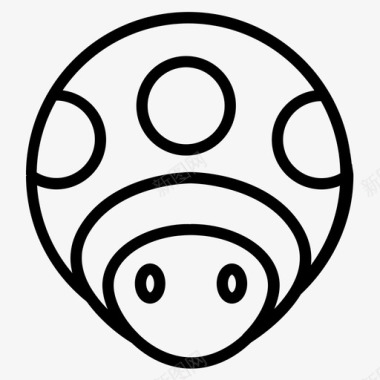 马里奥蘑菇马里奥卡丁车图标图标
